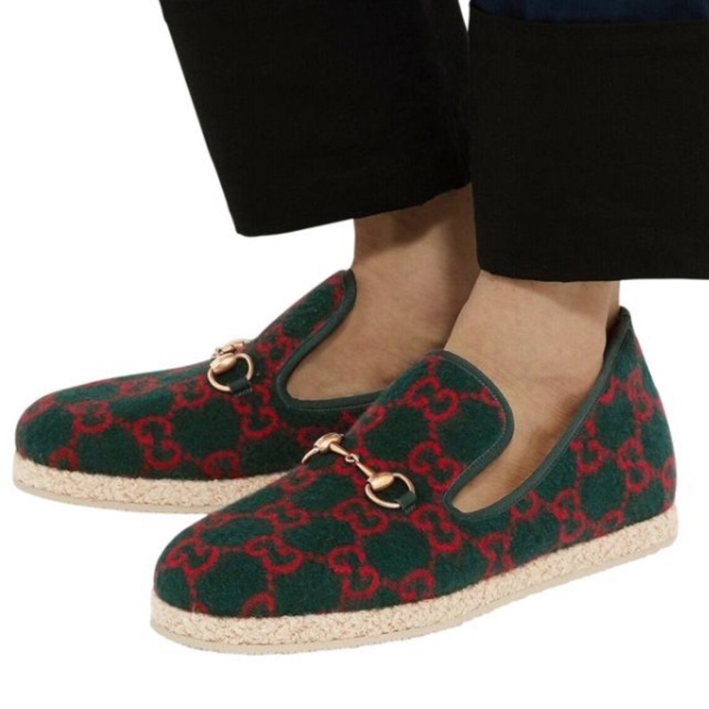 Gucci horsebit fria wool loafer